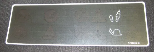 DECAL,LIGHT DISPLAY (CE) - codice 00-1705212