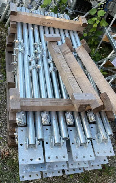 Tubo telescopico con piastra 9 fori - codice 1137433