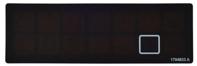 1 - DECAL DISPLAY PANEL (MTB) - Codice 00-1704833