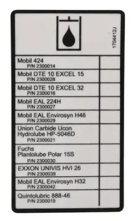 1 - ADESIVO CARATTERISTICHE OLIO - Codice 00-1704412