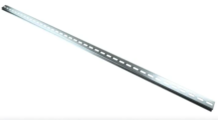 Guida DIN RS PRO Top Hat Tipo perforato 1m x 35mm x 7.5mm, in Acciaio - codice 108-467-416