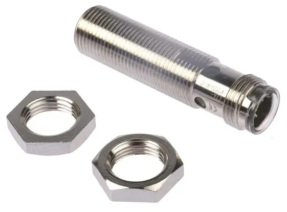 Sensore di prossimità Cilindrico Omron, PNP, M12 x 1, rilevamento 4 mm, 12 → 24 V c.c. - codice 108-E2AM12KS04M1B1
