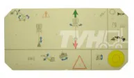 1 - ADESIVO QUADRO COMANDI CESTA - Codice 100-3078143110