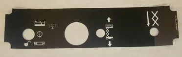 Adesivo quadro comandi a terra - codice 02-2420342310