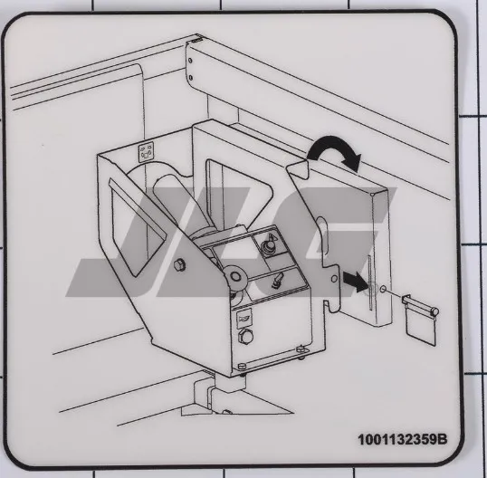 DECAL,CONTROL BOX LOCATE - codice 00-1001132359