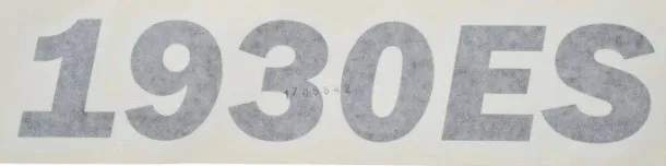 DECAL,MODEL 1930ES - codice 00-1705642