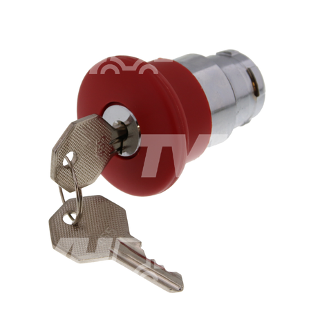 PULSANTE DI EMERGENZA CON CHIAVE 455 - codice 100-ZB2BS14