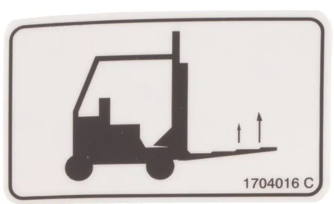 DECAL, FORKLIFT LOCATION - codice 00-1704016