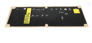 DECAL,PLATFORM CONTROL PANEL - codice 01-82279GT