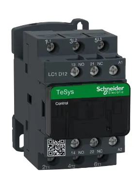 1 - CONTATTORE 12A 220VAC 1NO+1NC - Codice 102-LC1D12M7