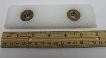 1 - WEAR PAD,6 X 1.5 X.50,W/INSERT - Codice 100-49772GT