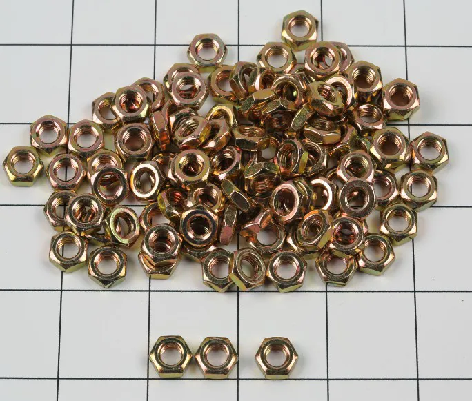 NUT HEX,.250-28 LOW HT.QTY=100 (CAD) - codice 00-3321402-100