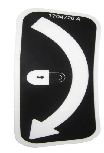 DECAL, LOCK LATCH - codice 00-1704726