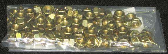 2 - NUT HEX,.250-20 LOCKQTY=100 (CAD.) - Codice 00-3311405-100
