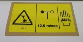DECAL,DANGER,MAX SIDE FRC,667N - codice 01-82602GT