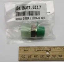 NIPPLO 3/8 BSP X 11/16-16 ORFS - codice 01-04.0607.0117GT