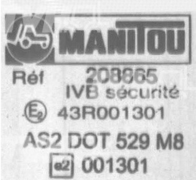 VETRO CABINA - codice 43-208865