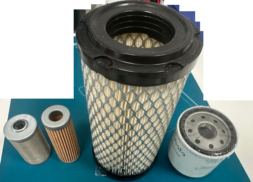 kit filtri per tagliando Kubota D902 - codice 14-020200042
