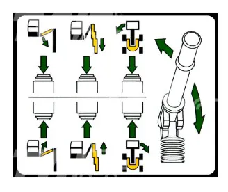DECAL,LOWER EMERG CONTR T1010 - codice 00-AU1112
