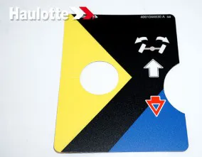 UPPER CONTROL PANEL LABEL - codice 02-4001044830