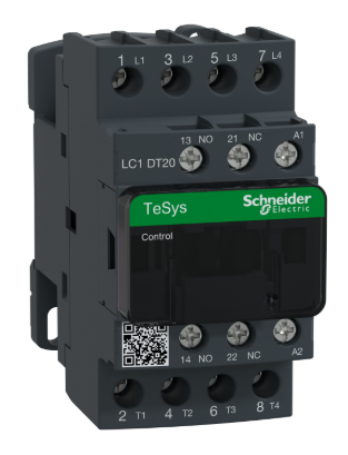 CONTATTORE 20A 24VAC 4P - codice 102-LC1DT20B7
