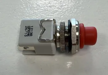 ASS.PULSANTE ROSSO D=12 CON CAP - codice 35-581832