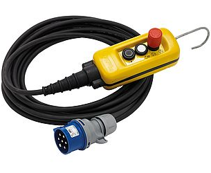 Pulsantiera completa cavo 30 m con stop di emergenza - codice 01433