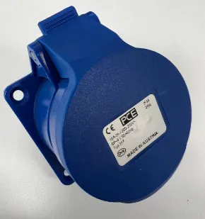 Presa 7 X 16 A 9H blu - codice 03892