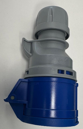 SCREW-DOWN COUPLING 7 X 16A 9H BLUE - codice 08584