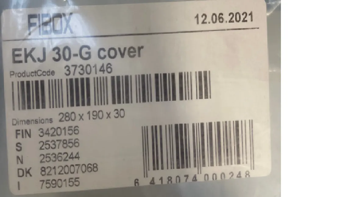 Cover with seal - codice 10155