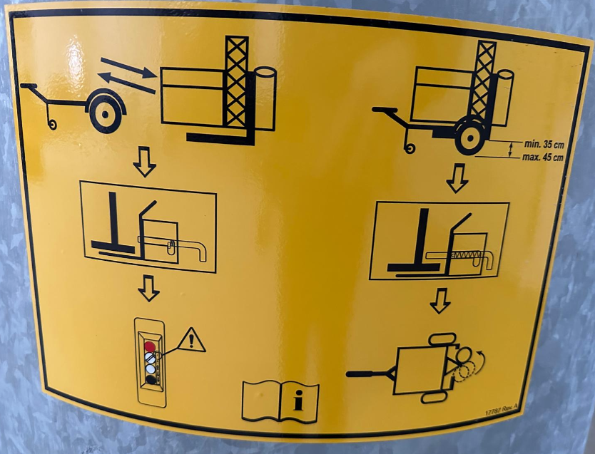 STICKER 'TRAILER LOADING' - codice 17787