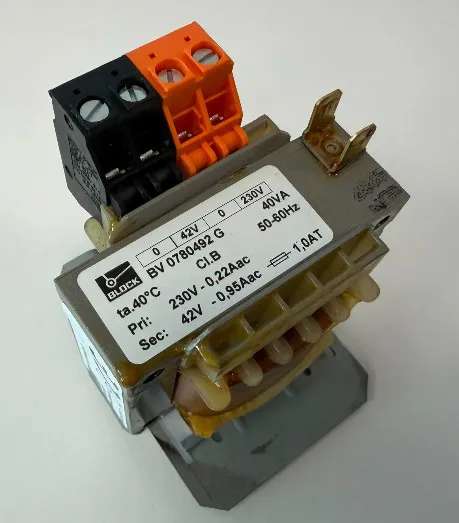 TRANSFORMER 230/42V 40VA - codice 13338