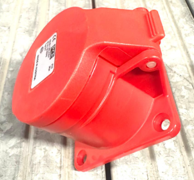 PRESA ROSSA  7 POLI 16A 6H - codice 08647