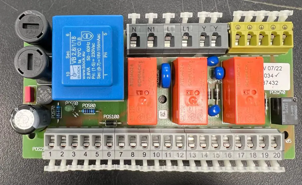 SCHEDA CIRCUITO STAMPATO 2V TRASL (ex art. 24325) - codice 15825
